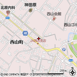静岡県浜松市中央区西山町2238周辺の地図