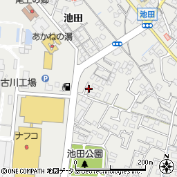 兵庫県加古川市尾上町池田646周辺の地図