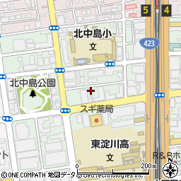 トレーダー愛新大阪生花センター周辺の地図
