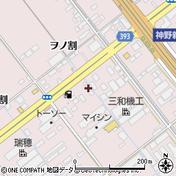 愛知県豊橋市神野新田町ヲノ割24周辺の地図