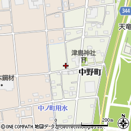 静岡県浜松市中央区中野町3113周辺の地図