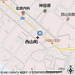 静岡県浜松市中央区西山町2248周辺の地図