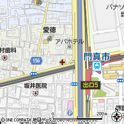 ファミリーマート門真元町店周辺の地図