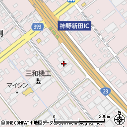 愛知県豊橋市神野新田町ワノ割55周辺の地図