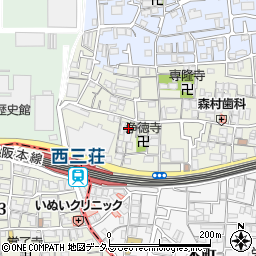 大阪府門真市元町20-19周辺の地図