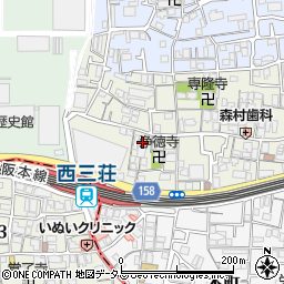 大阪府門真市元町20-19周辺の地図