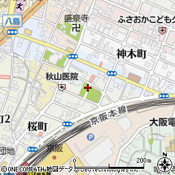 大阪府守口市松月町周辺の地図