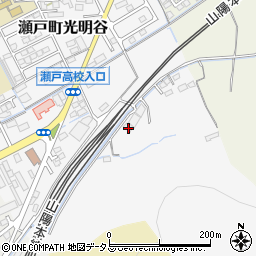 岡山県岡山市東区瀬戸町光明谷106周辺の地図