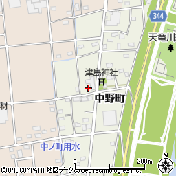 静岡県浜松市中央区中野町3102周辺の地図