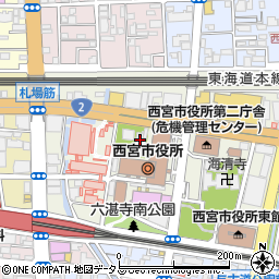 茂松禅寺周辺の地図