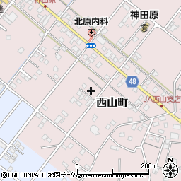 静岡県浜松市中央区西山町2378周辺の地図