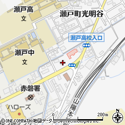 岡山県岡山市東区瀬戸町光明谷208周辺の地図