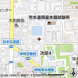 ケアライフセンターリボーン尼崎周辺の地図