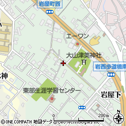 愛知県豊橋市岩屋町岩屋下78周辺の地図