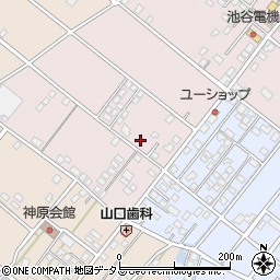 静岡県浜松市中央区西山町2454周辺の地図