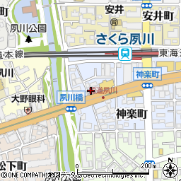 永夙川ビル周辺の地図