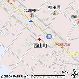 静岡県浜松市中央区西山町2355周辺の地図