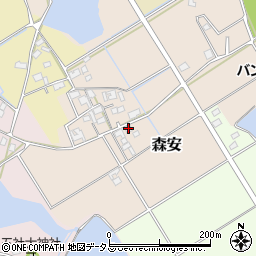 兵庫県加古郡稲美町森安203周辺の地図