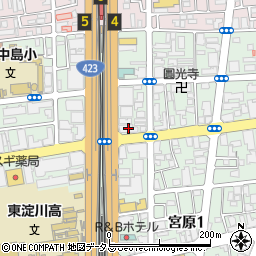 但南建設株式会社　大阪支店周辺の地図