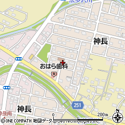 静岡県袋井市神長18周辺の地図