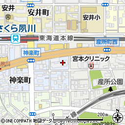 りらくる・さくら　夙川店周辺の地図