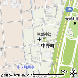 静岡県浜松市中央区中野町3100周辺の地図
