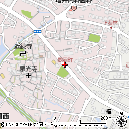 長岡町周辺の地図