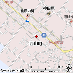 静岡県浜松市中央区西山町2252周辺の地図