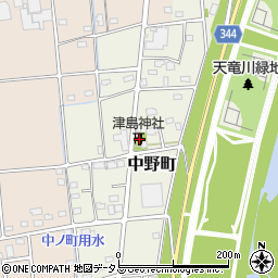 静岡県浜松市中央区中野町3088周辺の地図