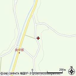 広島県山県郡北広島町奥中原290周辺の地図