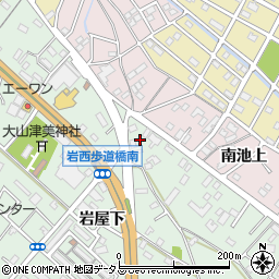 愛知県豊橋市岩屋町岩屋下27-6周辺の地図