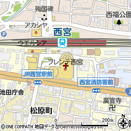 居酒屋 万 JR西宮店周辺の地図