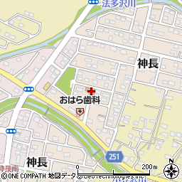静岡県袋井市神長18-14周辺の地図