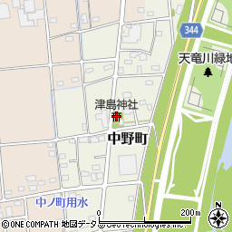 津島神社周辺の地図