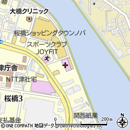 びっくりドンキー 津桜橋店周辺の地図