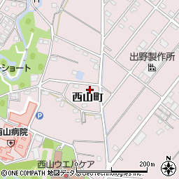 静岡県浜松市中央区西山町726周辺の地図