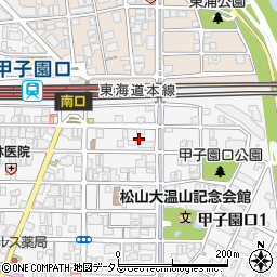 セブンイレブン西宮ＪＲ甲子園口駅南店周辺の地図