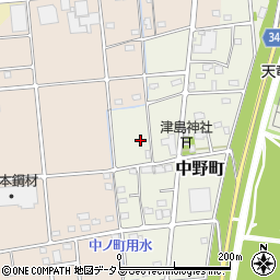 静岡県浜松市中央区中野町3111周辺の地図