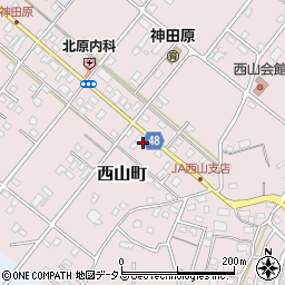 静岡県浜松市中央区西山町2249周辺の地図