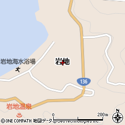 静岡県賀茂郡松崎町岩地周辺の地図