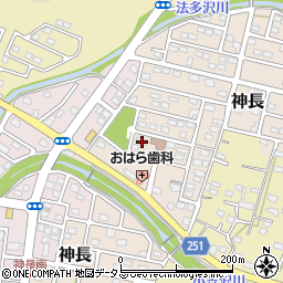 静岡県袋井市神長18-13周辺の地図