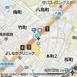 読売センター・守口周辺の地図