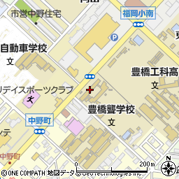 愛知県立豊橋聾学校周辺の地図
