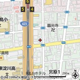 新大阪クリエイトビル周辺の地図