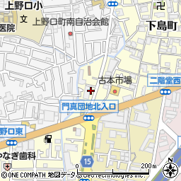 大阪府門真市下島町21周辺の地図
