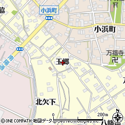 愛知県豊橋市王ヶ崎町王郷周辺の地図