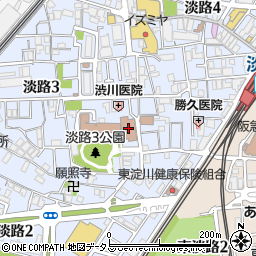 大阪市北部こども相談センター周辺の地図