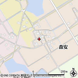 兵庫県加古郡稲美町森安223周辺の地図
