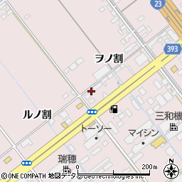 愛知県豊橋市神野新田町ヲノ割18周辺の地図