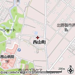 静岡県浜松市中央区西山町719周辺の地図